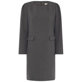 Heartmade HMVeti Herringbone Kjole, Muted Clay